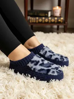 پاپوش بافتنی زنانه