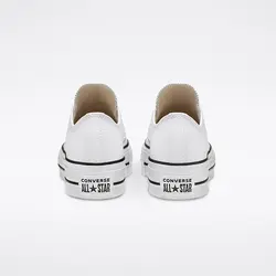 کفش آل استار کانورس ساق کوتاه سفید Chuck Taylor Platform Low