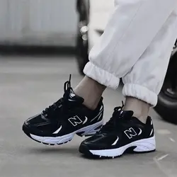 کتونی نیوبالانس 530 مشکی زیره سفید New Balance 530