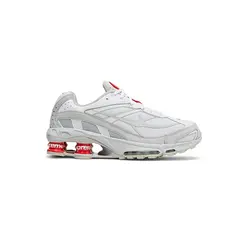 کتونی نایک شاکس سوپریم سفید قرمز Nike Supreme x Shox Ride 2 White