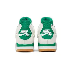 کتونی نایک ایرجردن 4 اس بی سفید سبز Nike Air Jordan 4 SB