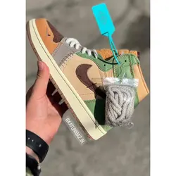 کفش ایرجردن 1 ساق بلند وودو Nike Air Jordan 1 High OG Voodoo