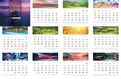 تقویم رومیزی طبیعت 1402