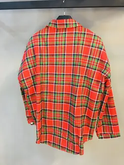 شومیز چهارخونه نخی 209 - گالری کوالا قشم | koala Gallery