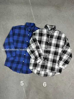 شومیز چهارخونه نخی 269 - گالری کوالا قشم | koala Gallery