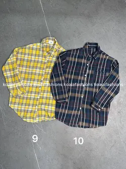 شومیز چهارخونه نخی 269 - گالری کوالا قشم | koala Gallery