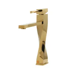 روشویی پایه بلند نوبل مدل زئوس طلایی