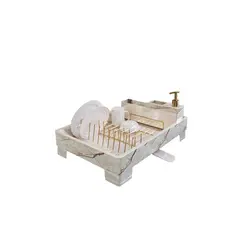 آبچکان رومیزی هارمونی طرح سنگ کرم طلایی