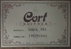 گیتار آکوستیک Cort AD810 BKS