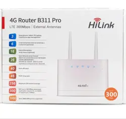 مودم سیمکارتی5G آنلاک پشتیبانی از تمام سیمکارتها Hilink  b311 pro 4G/5G LTE