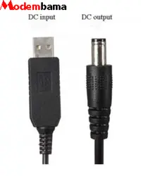 تبدیل برق مودم رومیزی به USB قابل استفاده اتصال مودم به پاوربانک و USB