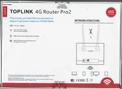مودم 2 آنتن TOP LINK 4G LTE مدل  PRO 2