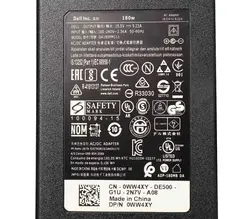 شارژر اورجینال لپ تاپ دل DELL 19.5V 9.23A Pin 7.4*5.0