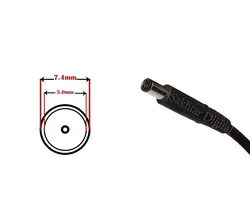 شارژر اورجینال لپ تاپ دل DELL 19.5V 9.23A Pin 7.4*5.0