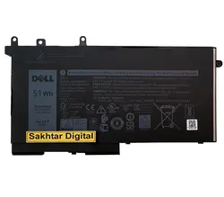 باتری اورجینال لپ تاپ دل Pn: 93FTF) Latitude 5280)