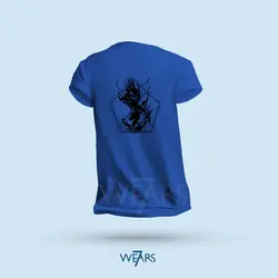 تیشرت Blue Lock طرح قفل آبی چاپ دو رو &bull; فروشگاه 7wears