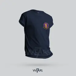 تیشرت چاپ دورو ونزدی Wednesday طرح Nevermore Academy &bull; فروشگاه 7wears
