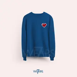 سوییشرت Love طرح قلب پیکسل آرت &bull; فروشگاه 7wears