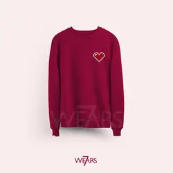 سوییشرت Love طرح قلب پیکسل آرت &bull; فروشگاه 7wears