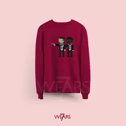 سوییشرت پالپ فیکشن Pulp Fiction طرح پیکسل آرت &bull; فروشگاه 7wears