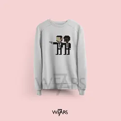 سوییشرت پالپ فیکشن Pulp Fiction طرح پیکسل آرت &bull; فروشگاه 7wears