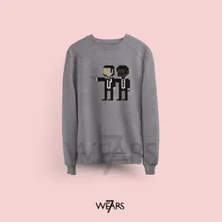 سوییشرت پالپ فیکشن Pulp Fiction طرح پیکسل آرت &bull; فروشگاه 7wears