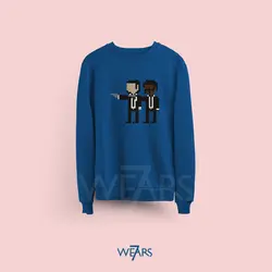 سوییشرت پالپ فیکشن Pulp Fiction طرح پیکسل آرت &bull; فروشگاه 7wears