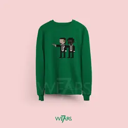 سوییشرت پالپ فیکشن Pulp Fiction طرح پیکسل آرت &bull; فروشگاه 7wears