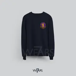 سوییشرت چاپ دورو ونزدی Wednesday طرح Nevermore Academy &bull; فروشگاه 7wears