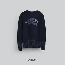 سوییشرت چاپ دورو ونزدی Wednesday طرح Nevermore Academy &bull; فروشگاه 7wears