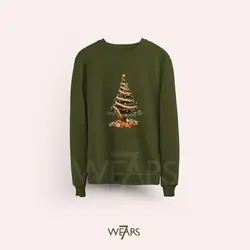 سوییشرت کریسمس Christmas طرح گربه • فروشگاه 7wears