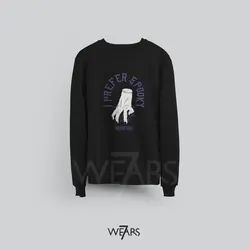 سوییشرت ونزدی Wednesday طرح دست ونزدی &bull; فروشگاه 7wears