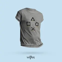 تیشرت آنچارتد طرح پلی استیشن &bull; فروشگاه 7wears