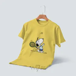 تیشرت تنیس طرح اسنوپی پیناتس &bull; فروشگاه 7wears