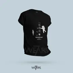 تیشرت Interstellar طرح پوستر مینیمال اینتراستلار