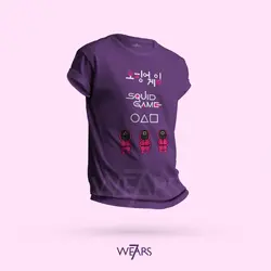 تیشرت Squid Game طرح بازی مرکب