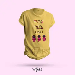 تیشرت Squid Game طرح بازی مرکب مشکی