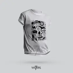 تیشرت سریال سوپرنچرال Supernatural طرح پوستر مشکی