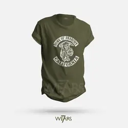 تیشرت فرزندان آشوب Sons of Anarchy طرح جلیقه ی سانز