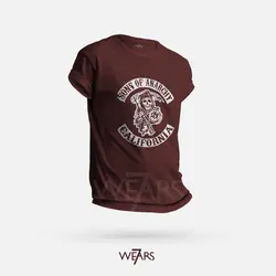 تیشرت فرزندان آشوب Sons of Anarchy طرح جلیقه ی سانز