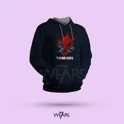 هودی Cyberpunk 2077 طرح Samurai