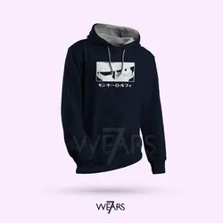 هودی One Piece طرح چشمهای لوفی سفید