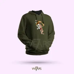 هودی One Piece طرح کارتون لافی
