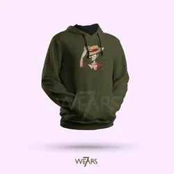 هودی One Piece طرح کلاه لافی