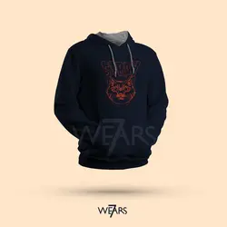 هودی Stray طرح هنری گربه بازی