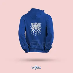 هودی Witcher طرح Witcher سفید