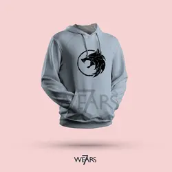 هودی Witcher طرح Wolf مشکی