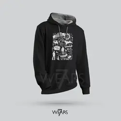 هودی سریال سوپرنچرال Supernatural طرح پوستر سفید