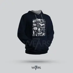 هودی سریال سوپرنچرال Supernatural طرح پوستر سفید