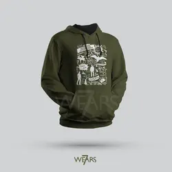 هودی سریال سوپرنچرال Supernatural طرح پوستر سفید